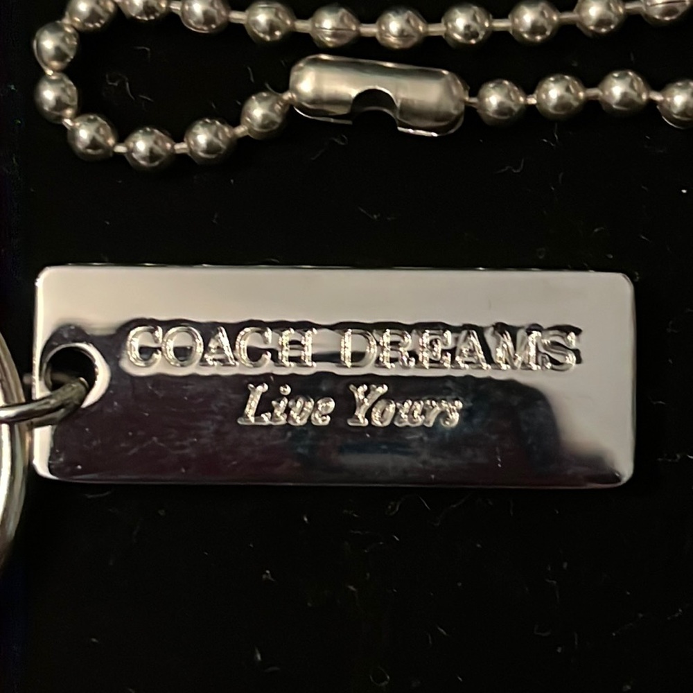 Coach Dreams Live Yours Fragrance Keychain Purse Tag - Picture 2 of 6